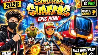 4K Immersive Interactive Warm-up | 🚇 POV Subway Surfers Run 🛹 | Viral Challenge | Fun Workout 