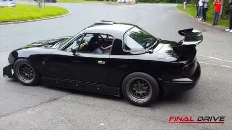Turbo MK1 Mazda MX5 Miata with Launch Control and Anti Lag