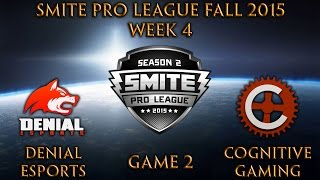 SPL Fall Week 4 - Denial Esports vs. Cognitive Gaming (Game 2)