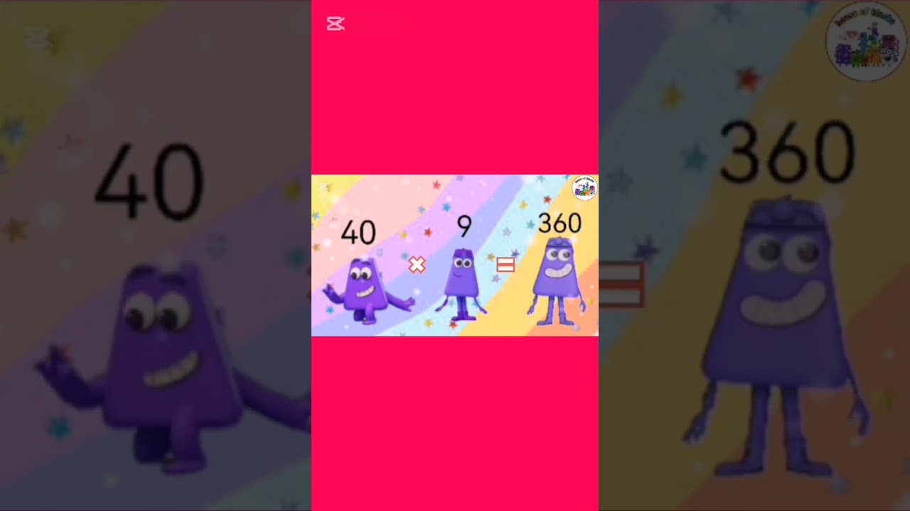 Numberblocks multiplication, learntocount, 