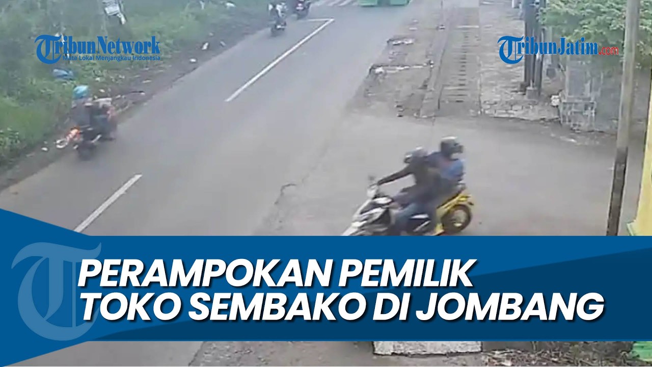 PERAMPOKAN DI SUMOBITO JOMBANG, Uang Rp 10 Juta Milik Istri Pemilik Toko Sembako Dirampas
