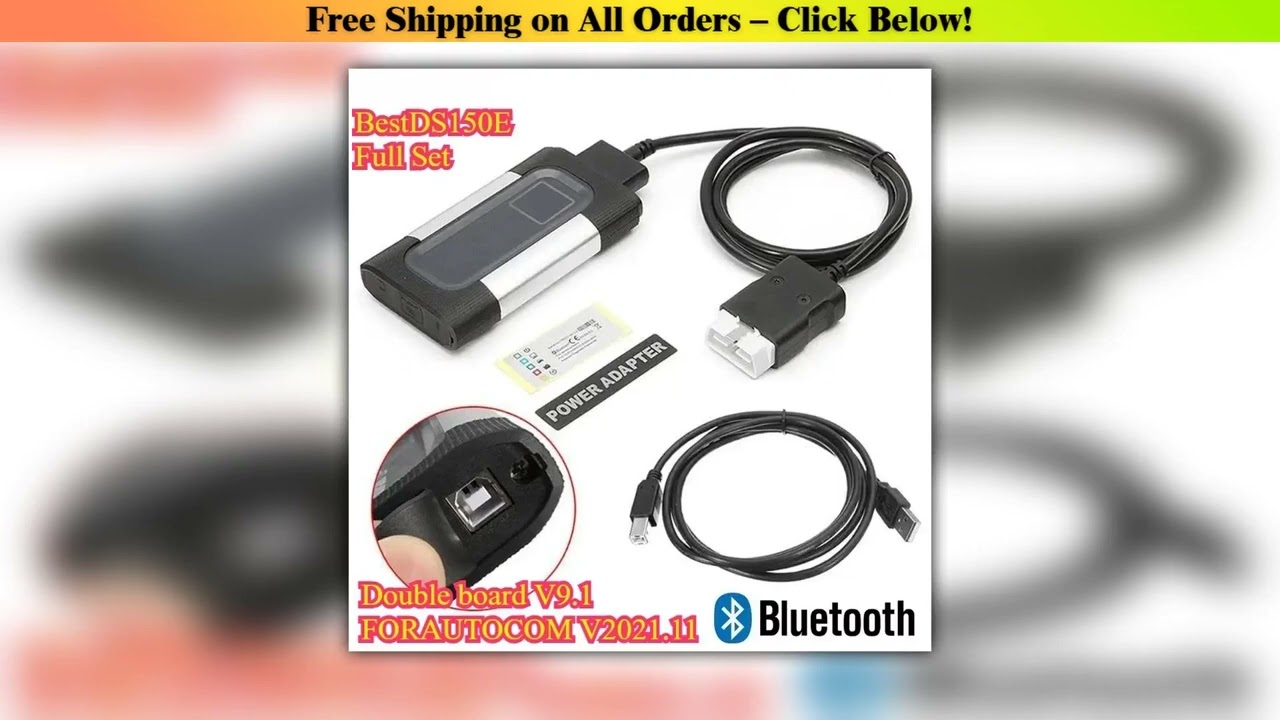 Double board V9.1 V2021.11 Autocoms Ds150e Delphis OBD Scanner Diagnostic Tool Car Truck Tcs cdp