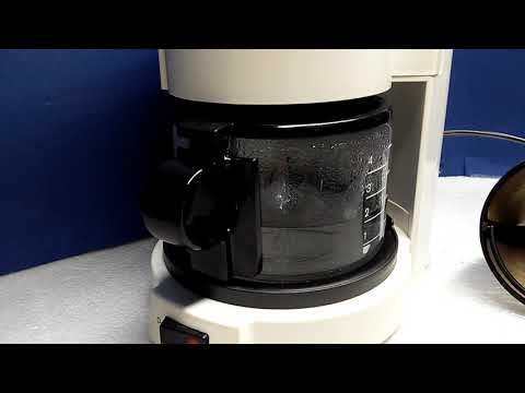 Braun Aromaster 4 Cup Coffee Maker(No Carafe-It was broken after Recording)