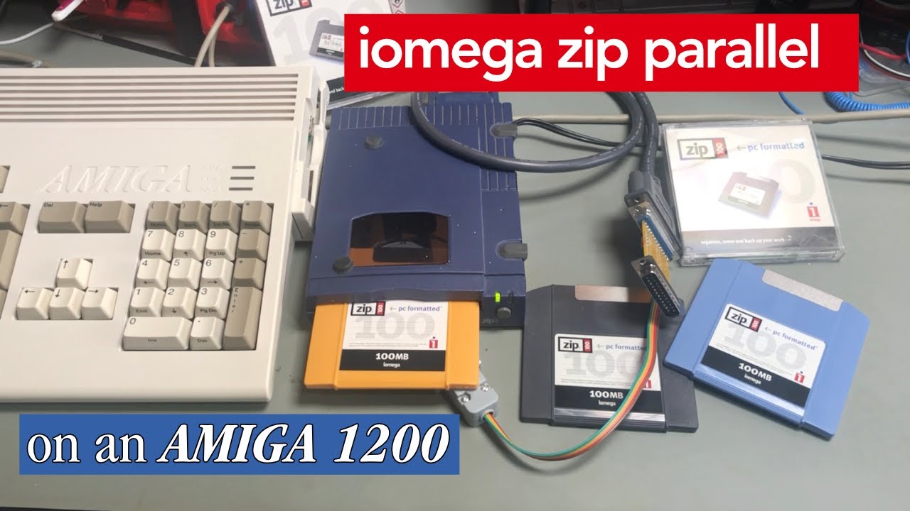 Parallel Zip drive on the Amiga 1200 YouTube