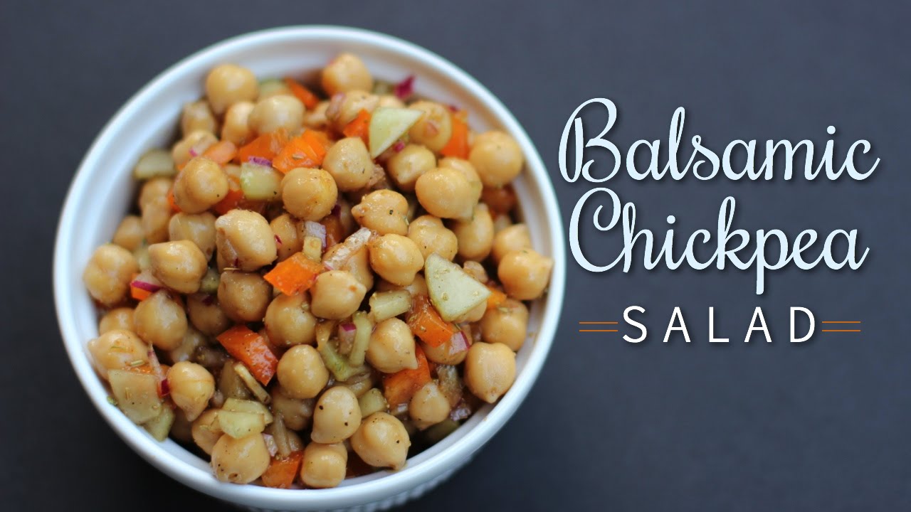 Balsamic Chickpea Salad YouTube