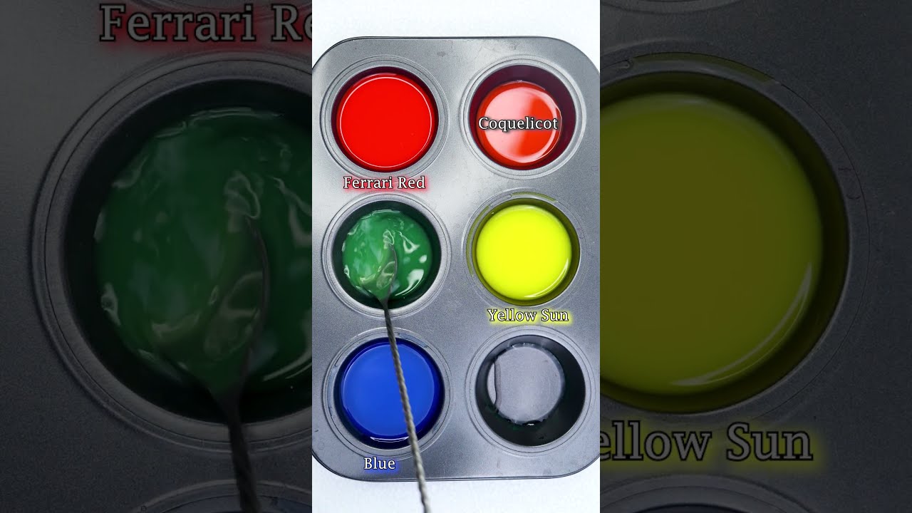  Watch These Colors Transform ColorMixing Shorts