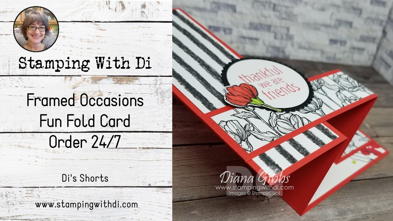 Framed Occasions Double Z Fun Fold - Di's Shorts | Stampin' Up!