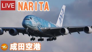 ?LIVE at NARITA International Airport Plane Spotting　2024.02.03　成田空港ライブカメラ 成田空港　NRT/RJAA