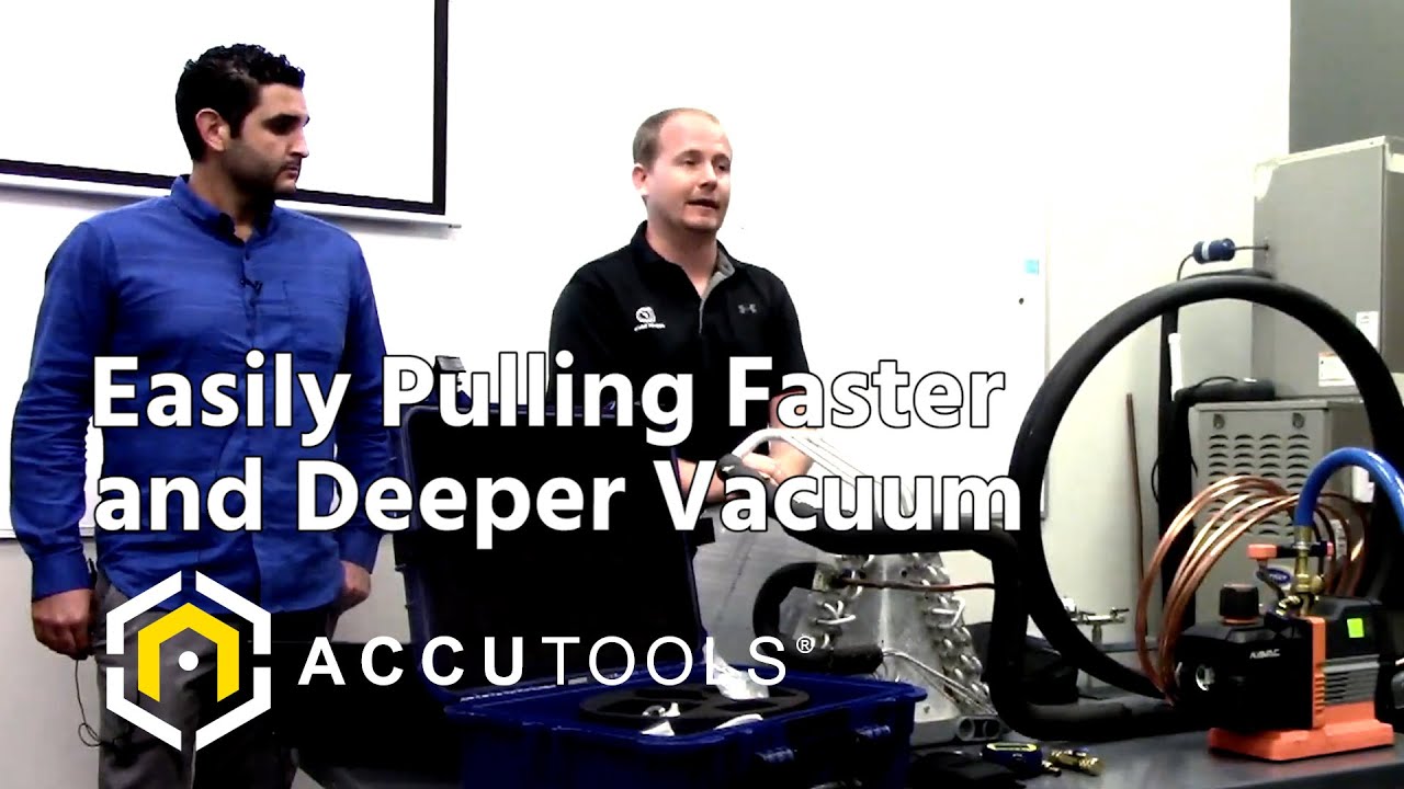 Easily Pulling Faster and Deeper Vacuum with Accutools & Hvacschool YouTube