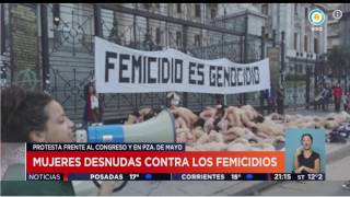 TV Pública Noticias - Mujeres desnudas contra los femicidios