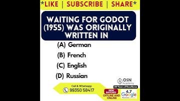 English Literature Quiz: TGT, PGT, UGC NET All Govt Exams