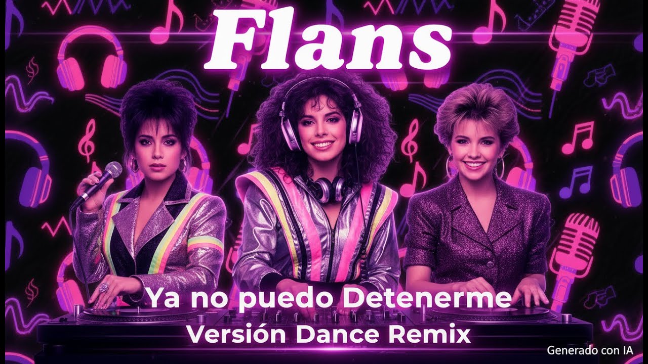 Flans - Ya No Puedo Detenerme (1980s Dance Remix IA Cover)