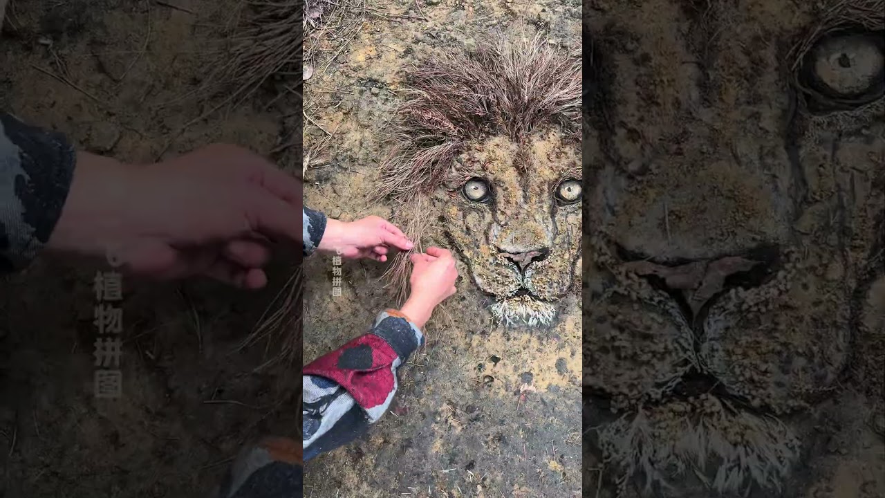 Using earth for paper and trees for paintbrushes, using nature to restore nature 