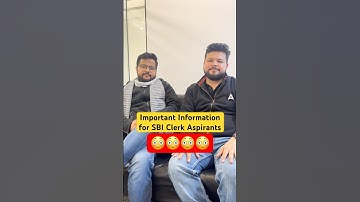 Important Information for SBI Clerk Aspirants 😳 #sbi #sbiclerk #sbipo #sbiclerkformfilling