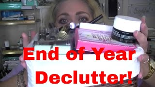 End Of Year Makeup Declutter~ December Empties #Over50Beauty