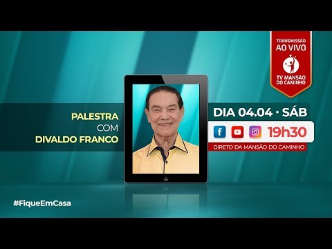 AO VIVO: Divaldo Franco diretamente da Mansão do Caminho