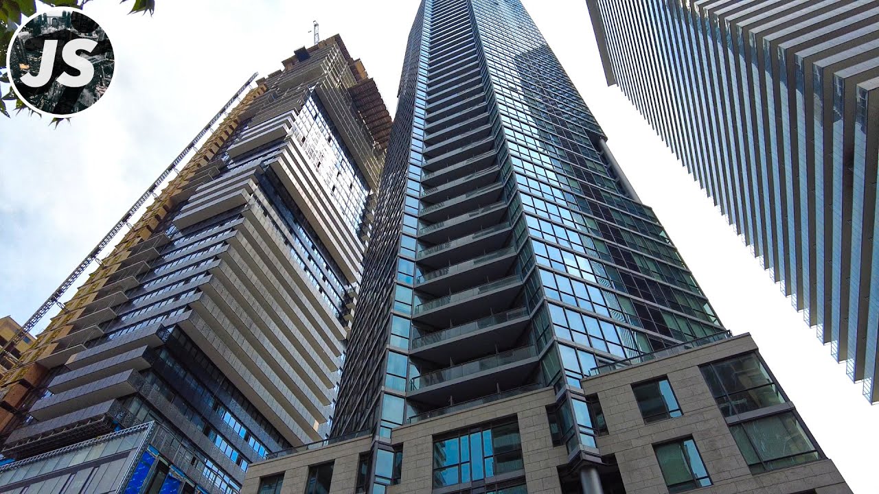 New Towers Invade Charles Street | Downtown Toronto Walk