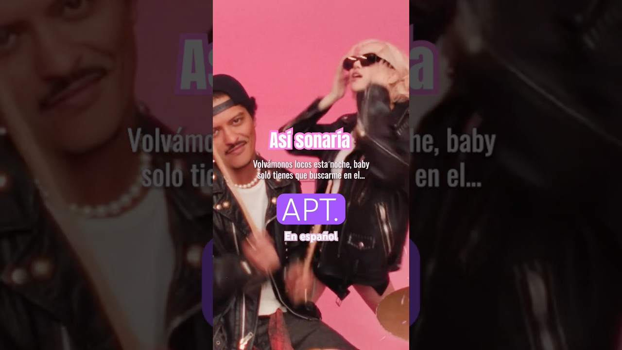 Así sonaría APT. De Rose en español 💕💕💕