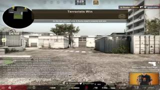 fnatic Flusha Clutch 1 vs 2 on Stream | Cache | HD
