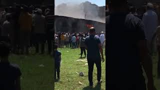 حريق هائل بمحافظة دمياط