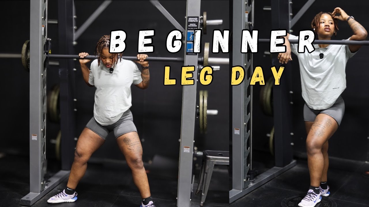 Новичок в спортзале? Попробуйте эту ПРОСТУЮ тренировку для ног на тренажере Смита (подходит для н...