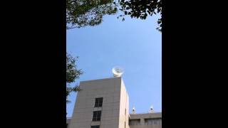 20120727宇宙研れいめいアンテナお話中