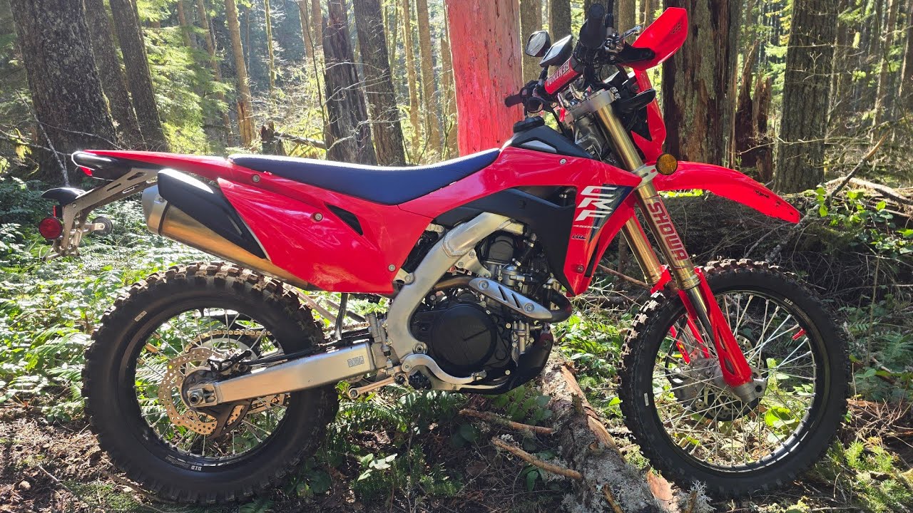 25' Honda CRF 450RL vs KTM/Husky 350s on the trails / How did it do on trails?