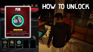 How to Unlock ACCELERATOR PERK in NBA2K23! Next Gen Method!