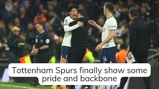 Tottenham Spurs finally show some pride and backbone Resimi