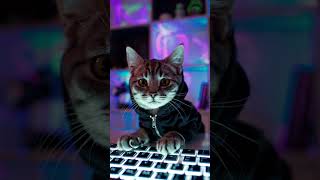 KITTEN HACKS COMPUTER ACCIDENTLY  #funny #cute #cat