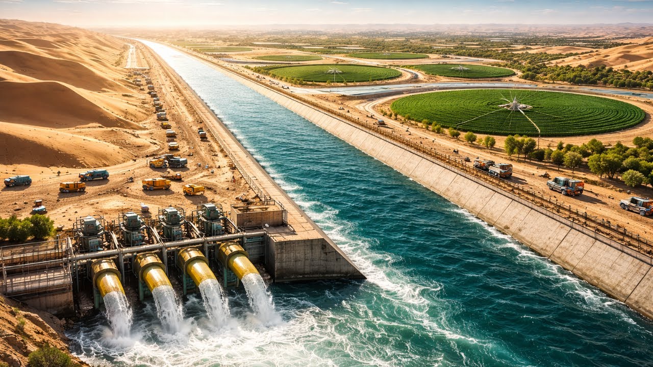 How Egypt Built a Man-Made River Through the Sahara Desert