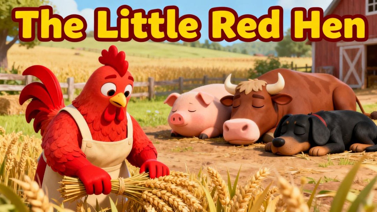 The Little Red Hen | Moral Stories for Kids | Classic Fairy Tales ...