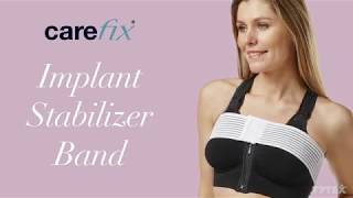 CAREFIX Implant Stabilizer Band (8113) White by TYTEX- Post-Surgery Breast  Implant Support Band- Chest Compression Support- Breast Augmentation Strap  1 Count (Pack of 1)