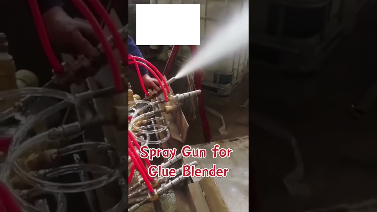 Spray Gun for Glue Blender for MDF/OSB/PB line  