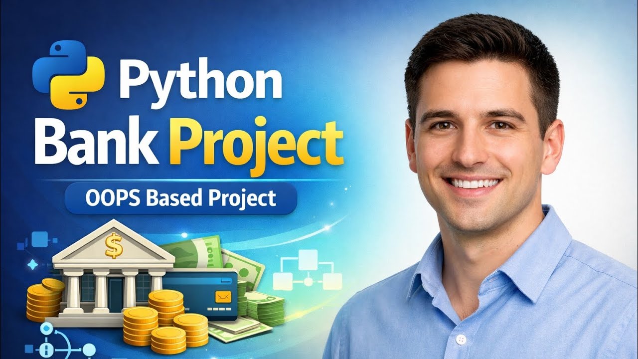 Python OOP Project: Build a Banking System (Inheritance & Methods) | Python Tutorial #30