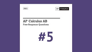 Implicit Differentiation Problem: Calc AB FRQ pt. 5