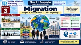 Class 8 Geography | Migration | Chapter 3 | Textbook-Based Explanation