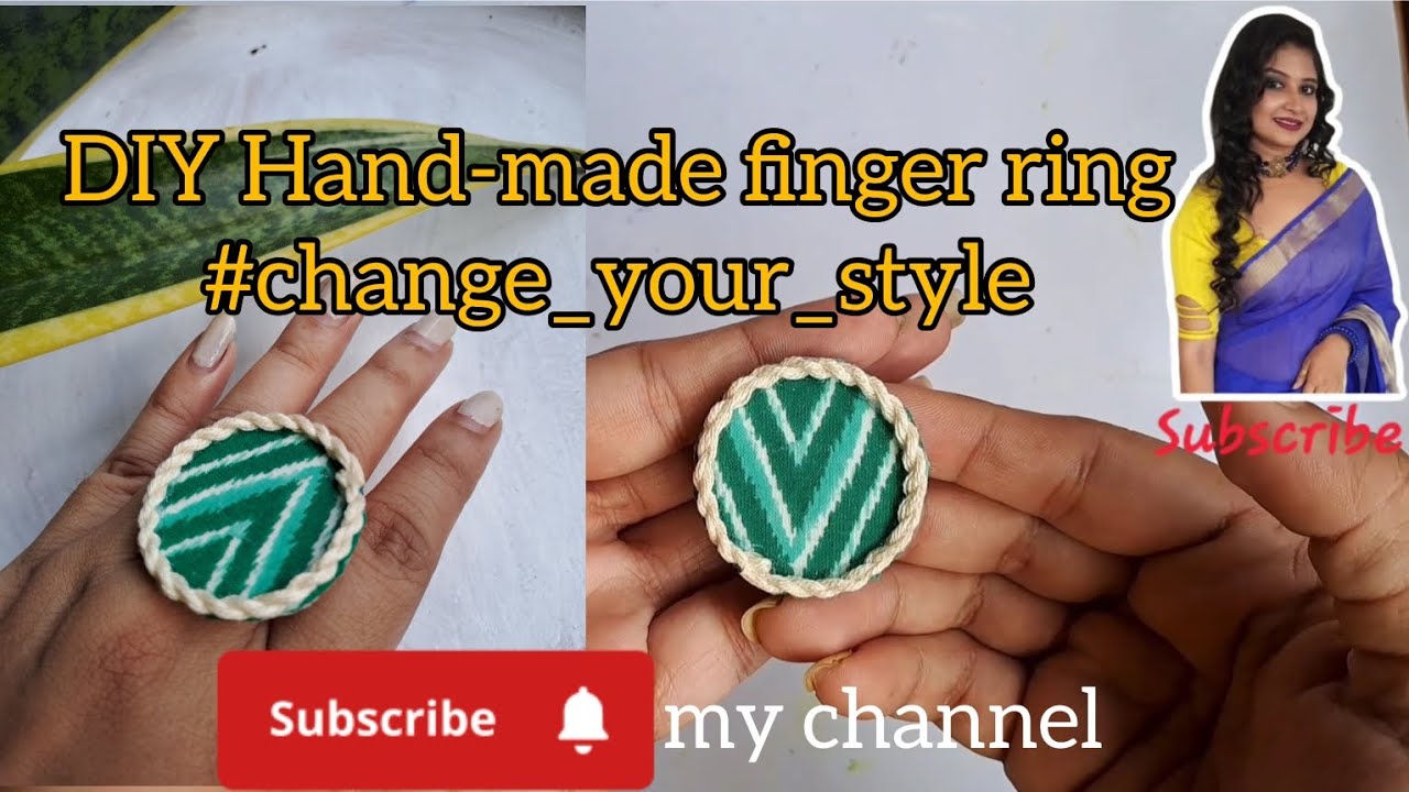 DIY Hand-made finger ring #DIY#Hand-made_jewellery#finger_ring#by ...