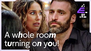 Groom Is Under Attack At A Married At First Sight Dinner Party