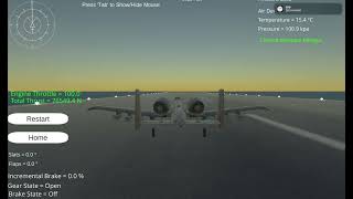 an a10 INCREDIBLE no-flap takeoff