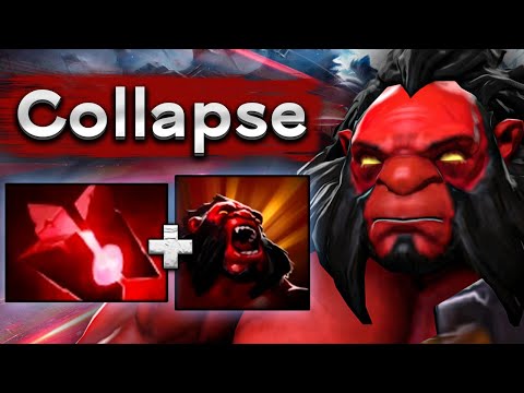 Видео: Коллапс на Аксе делает красиво! - Collapse Axe 7.35 DOTA 2