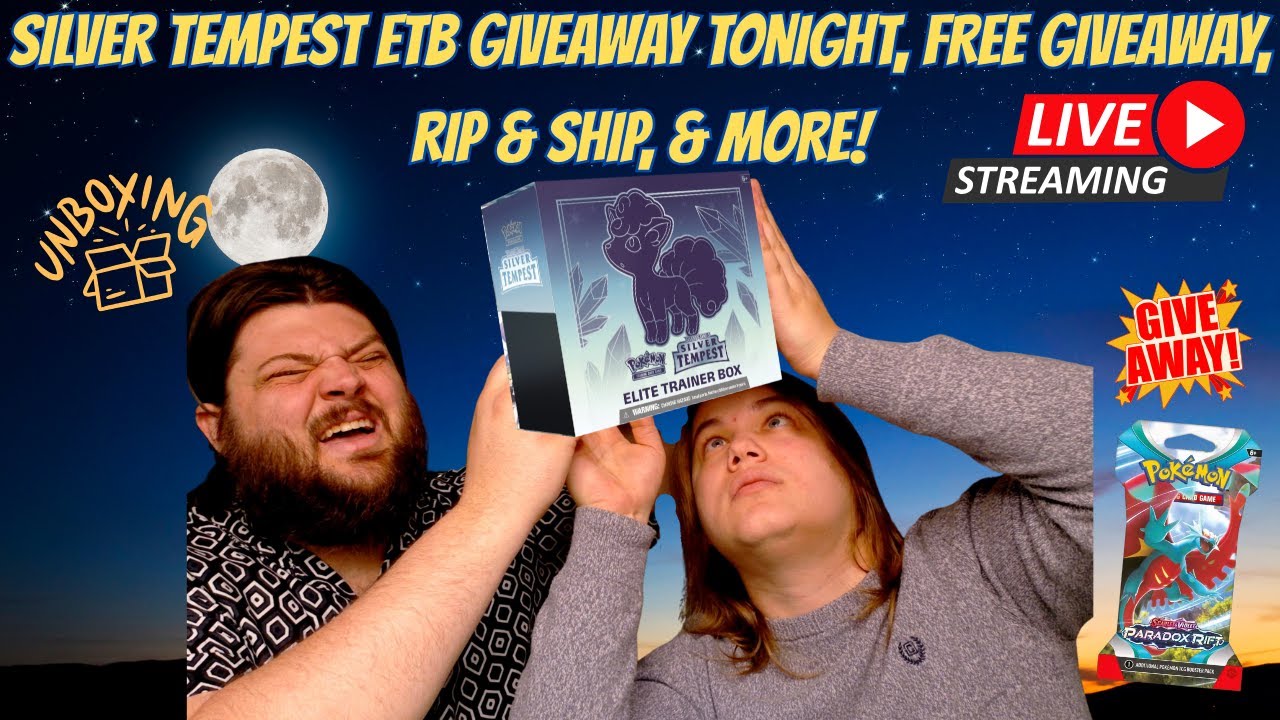 🔥Silver Tempest ETB Giveaway Soon! 🔥 Pokémon Live Rip & Ship, Insane Heat & More! 