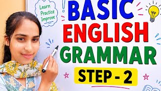 ##Basic English grammar Class -2 (step -2) by Anshika ma'am ##