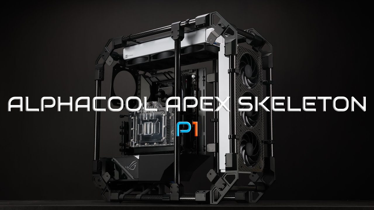 Project STO: Quick look at the Alphacool Apex Skelton Carbon fiber pc case and build concept Part 1