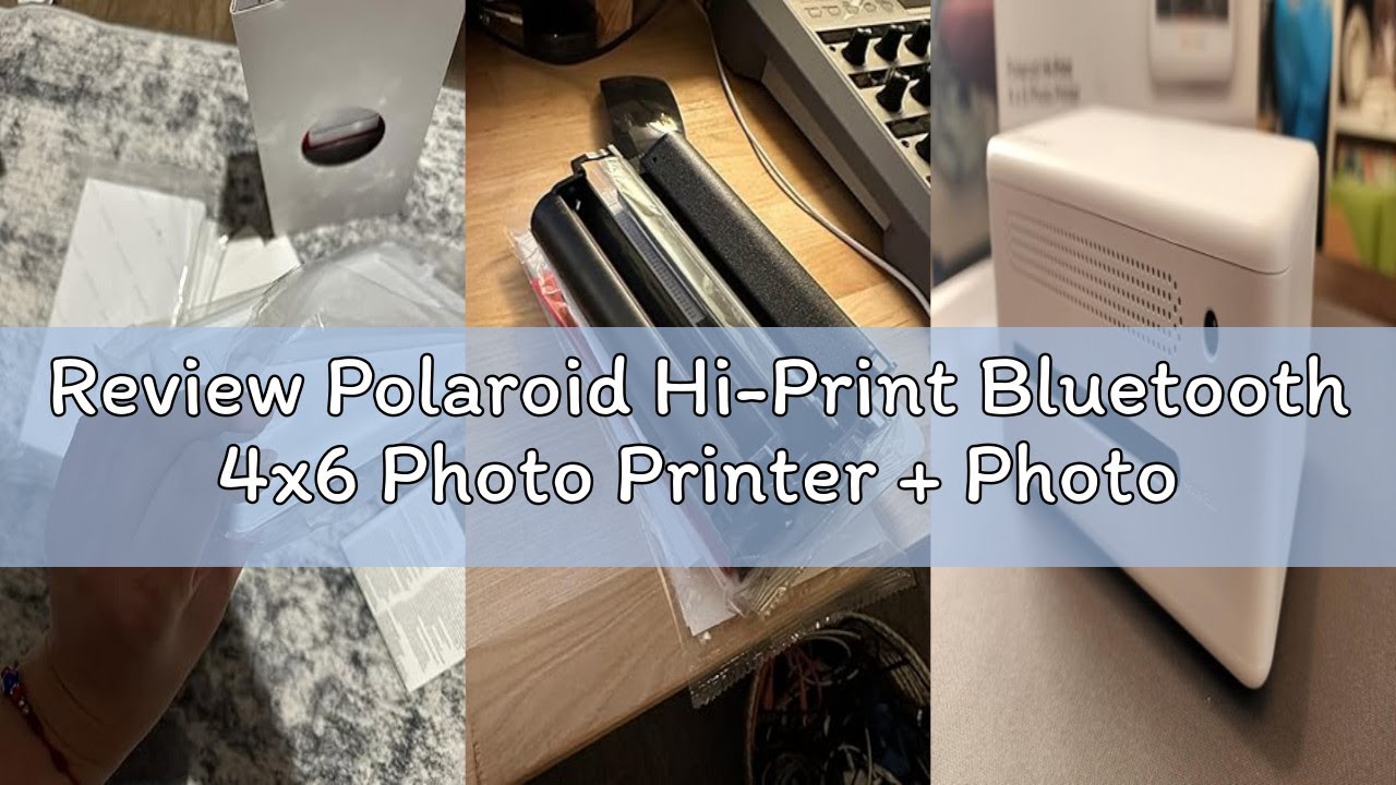 Review Polaroid Hi-Print Bluetooth 4x6 Photo Printer + Photo Paper Bundle (80 Sheets Included) (6552