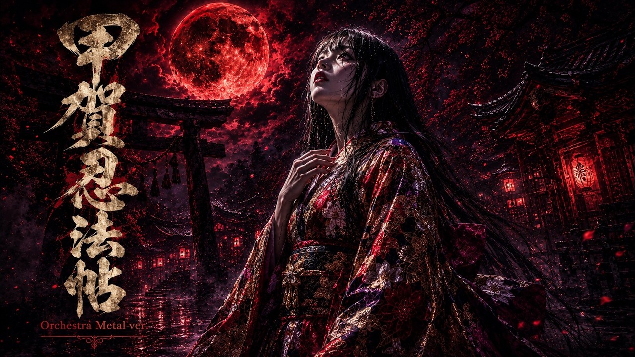 バジリスク バジリスク「甲賀忍法帖」 Orchestra Metal ver.【AI Cover】 - YouTube