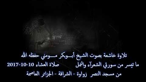 تلاوة هادئة تريح القلوب بصوت الشيخ أبوبكر مومني I من سورتي الشعرآء والنمل