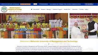 Maharishi University of Management &Technology in Chhattisgarh details.--SearchMe (All-in-one-dunia)