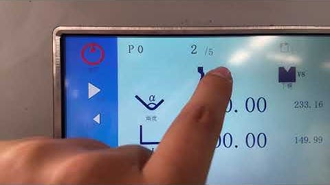 TP10 press brake system guide you how to add step