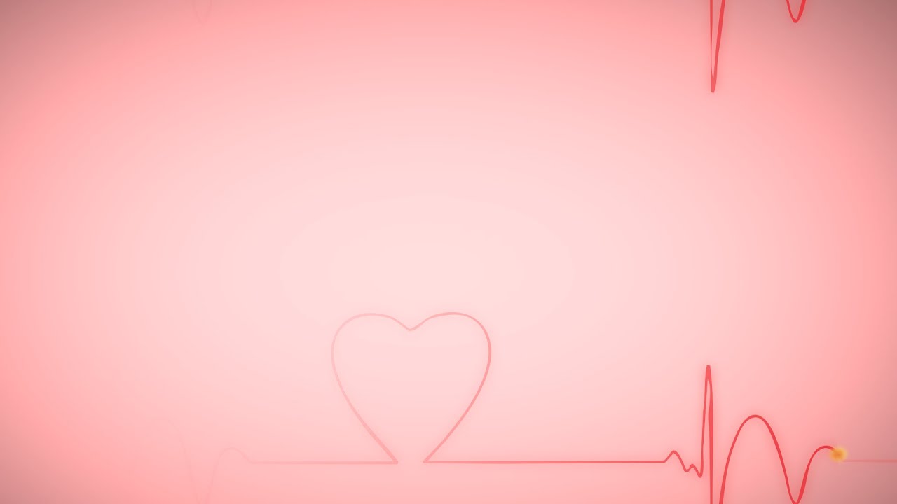 HD Motion Graphics Background Loop Heart Monitor Heart on PINK gradient ...